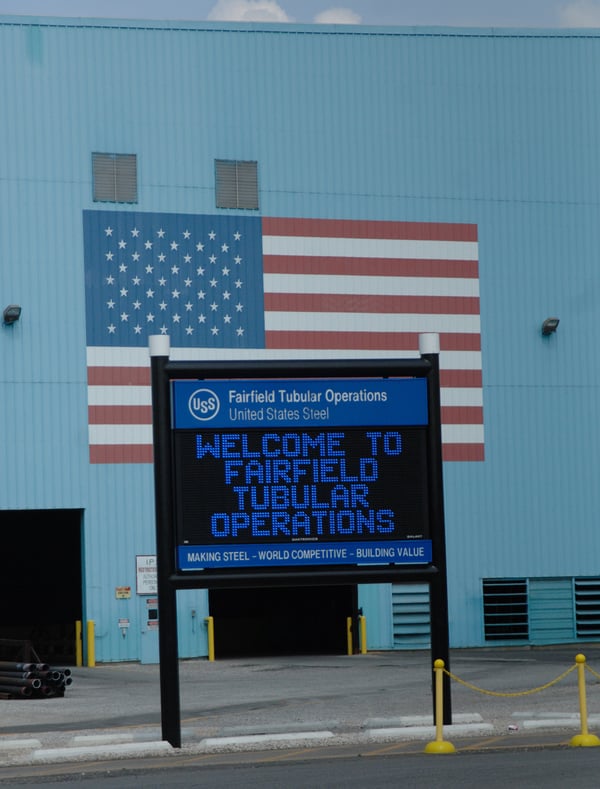 Fairfield Tubular Operations Entrance